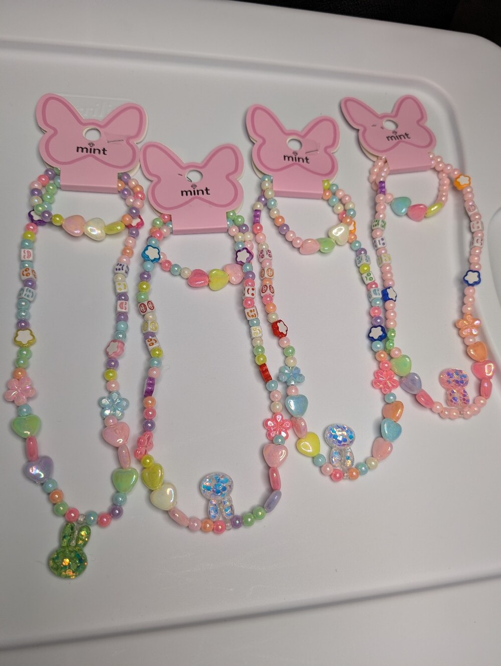 12-Pack Girls Necklace & Bracelet Set| Kids Jewelry Bundle! Party Favors! - Picture 2 of 3